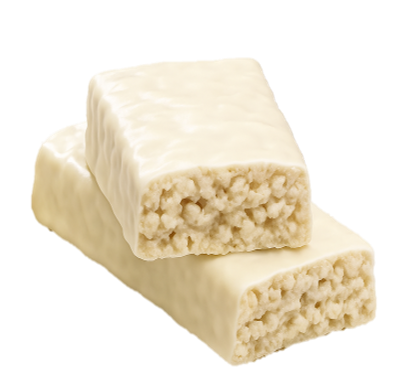 Fluffy Vanilla Crispy Protein Bar