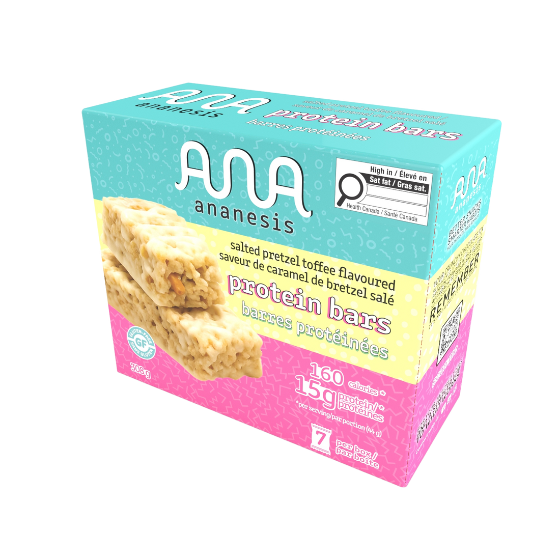 Salted Toffee Pretzel Protein Bar