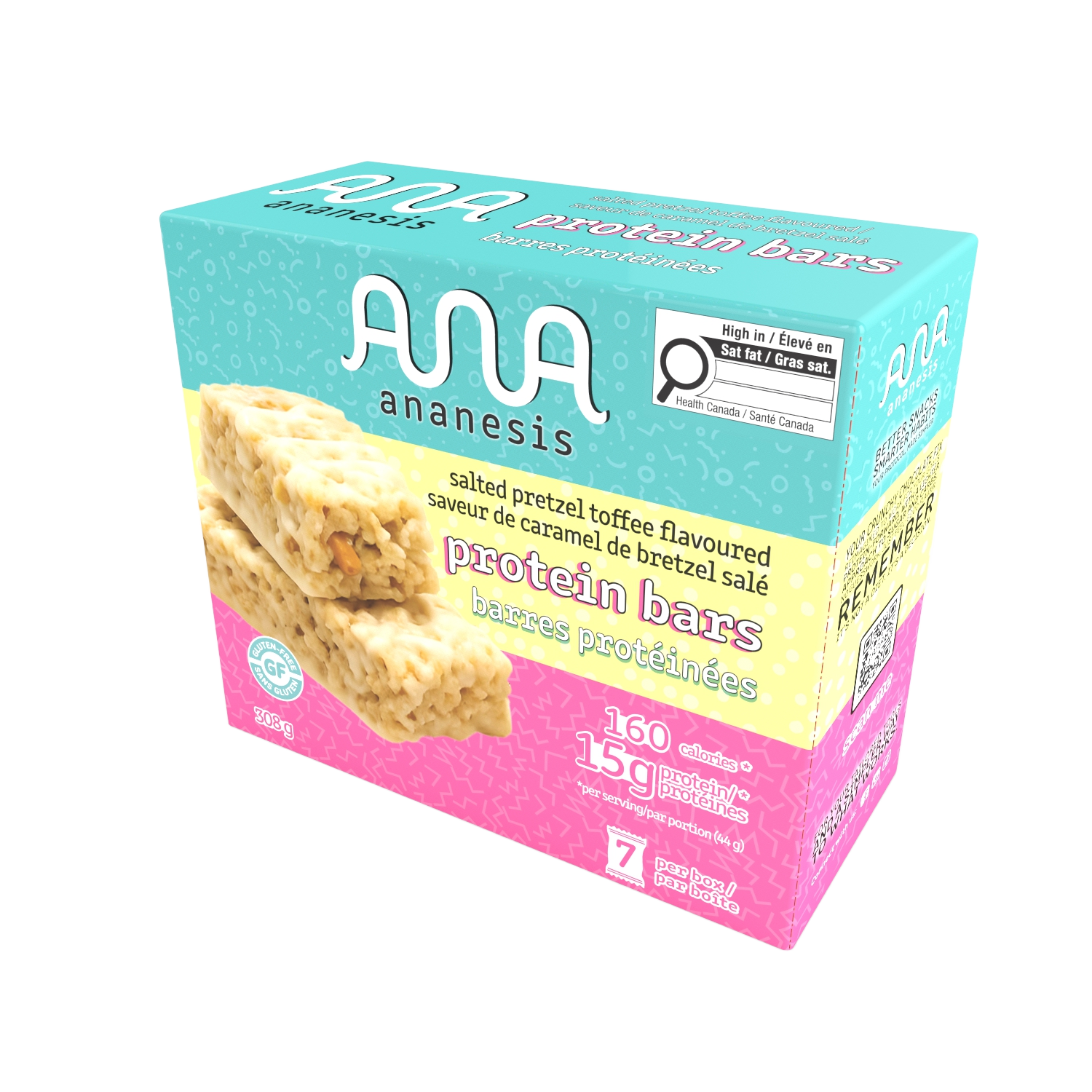 Salted Toffee Pretzel Protein Bar